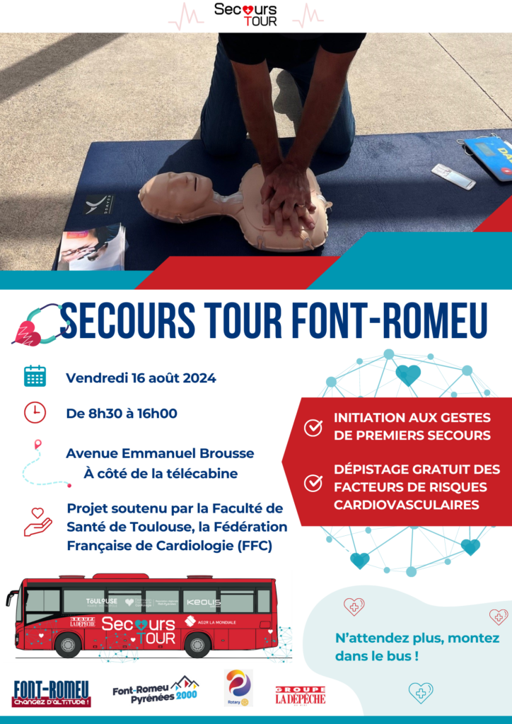 Affiche Secours Tour - Vendredi 16 Août 2024