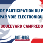 Avis de participation du public par voie électronique Boulevard Campredon