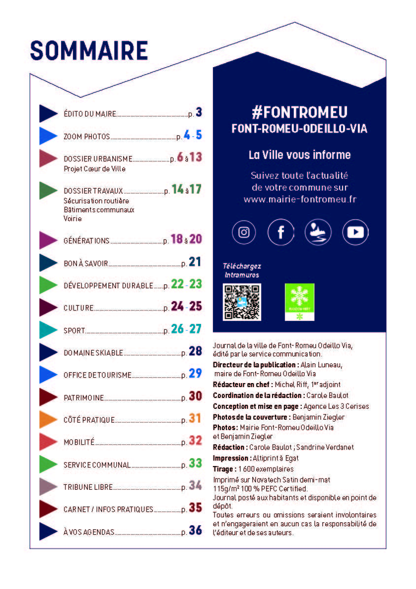 Sommaire Journal Municipal N°43